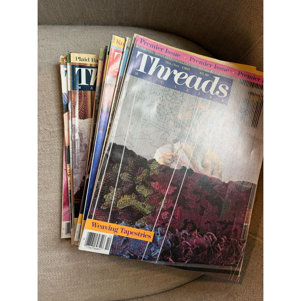 Vintage Threads Magazine Lot EUC